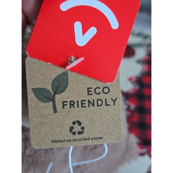 NWT Aurora - Small Taupe Valentine - 6.5" Jolie Bear Heartwarming Stuffed Animal - Picture 6 of 7